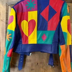 Michael Hoban vintage 1991 quilted biker jacket. Only worn a couple of times.